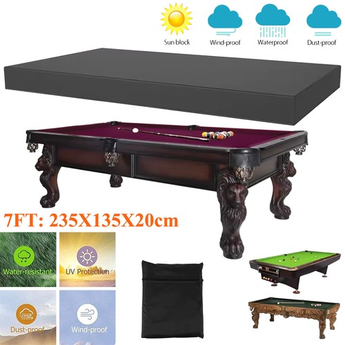7ft billiard pool table - 7ft, covers