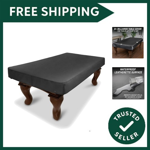Leatherette pool table - leatherette,